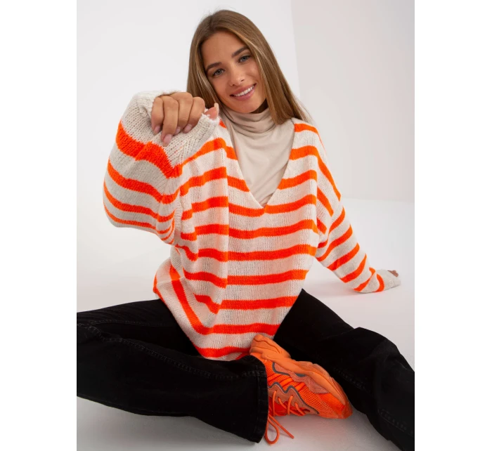 Dámský svetr TW SW BI M59 oranžový
