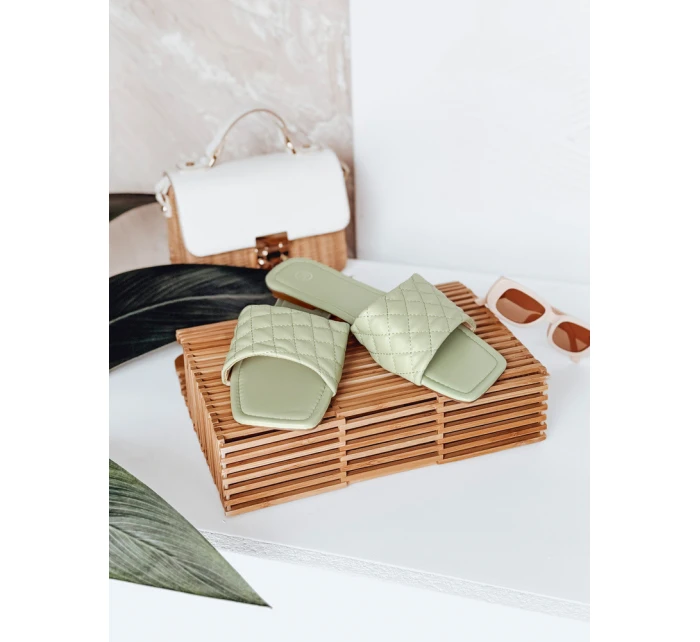 Dámské žabky SATELIVA zelené FashionStreet ZY0971