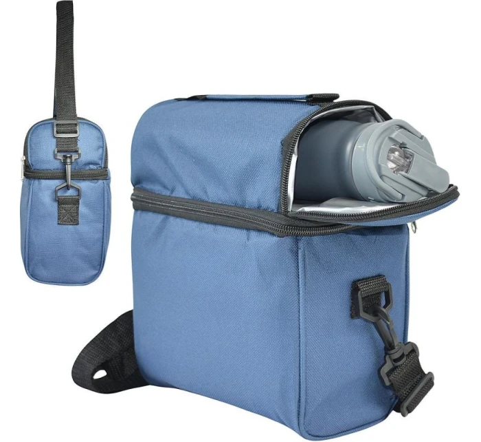 TERMOTAŠKA LUNCHBOX S LAHVÍ A 2 NÁDOBAMI REDCLIFFS MODRÁ