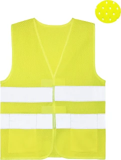 – Dětská síťovaná bezpečnostní vesta 76.1 yellow model 22461383 - Korntex