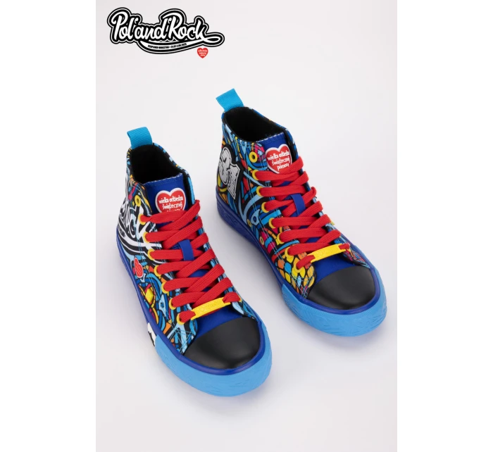 Tenisky Pol'and'Rock Festival X Big Star SS174500 Modré Tenisky Pol'and'Rock Festival X Big Star SS174500 Modré