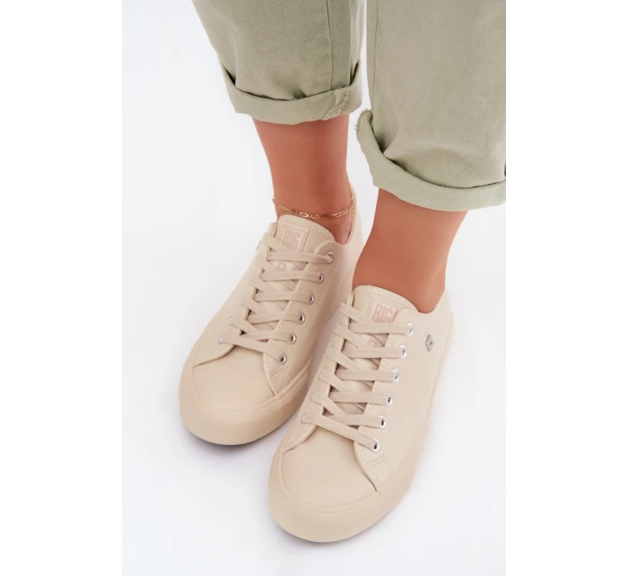 Dámské tenisky Eko kůže Big Star TT274019 Béžové