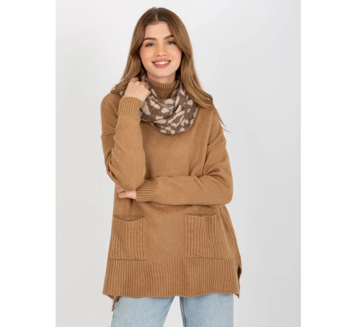 Tunelová šála AT KM ENEC B63 1.44P tmavě lila Tunelová šála AT KM ENEC B63 1.44P tmavě lila