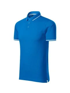 Perfection plain polokošile pánská snorkel blue