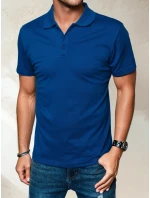 Pánské modré polo tričko Dstreet PX0551