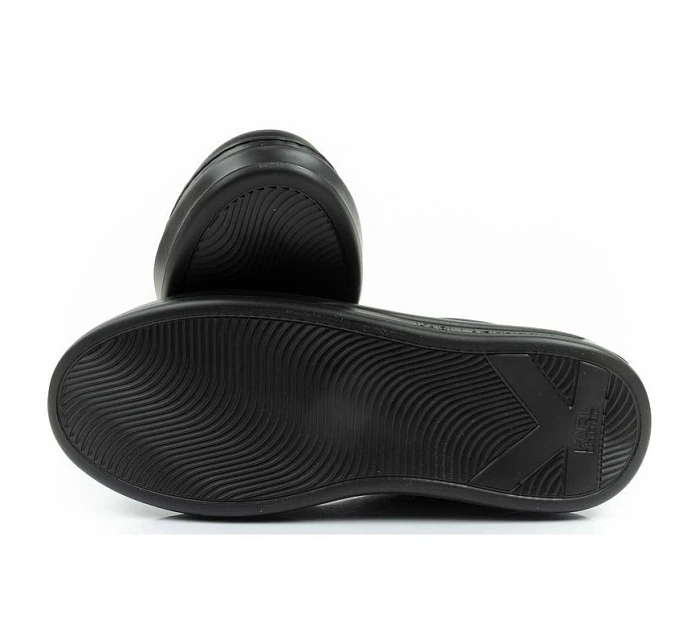 Karl Lagerfeld pánské boty Kapri tenisky přírodní kůže černé