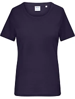 Dámské bio tričko s jemným žebrováním 02. deep purple model 22445942 - Daiber Dámské bio tričko s jemným žebrováním 02. deep purple model 22445942 - Daiber