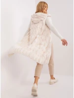 Kamizelka AT KZ model 20493296 1.06 ecru - FPrice Kamizelka AT KZ model 20493296 1.06 ecru - FPrice