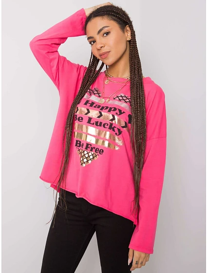 Halenka DHJ BZ model 17416246 tmavě růžová - FPrice Halenka DHJ BZ model 17416246 tmavě růžová - FPrice