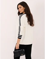 Sweter IR SW model 22404412 biało czarny - FPrice Sweter IR SW model 22404412 biało czarny - FPrice
