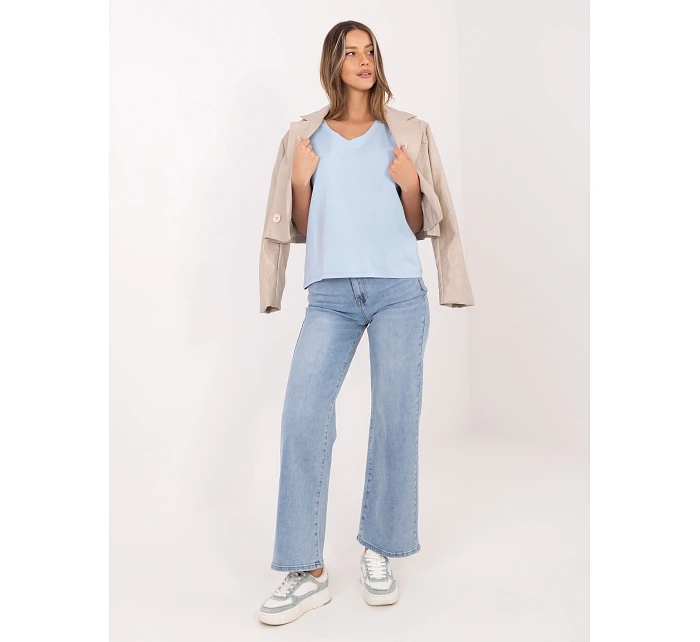 T shirt RV BZ model 22074559 jasny niebieski - FPrice T shirt RV BZ model 22074559 jasny niebieski - FPrice