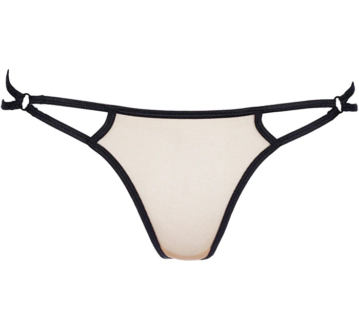 Smyslná tanga V-8848 béžová/černá - Axami Smyslná tanga V-8848 béžová/černá - Axami