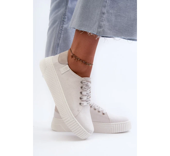 Dámské tenisky s paměťovou pěnou BIG STAR - bílé Dámské tenisky s paměťovou pěnou BIG STAR - bílé