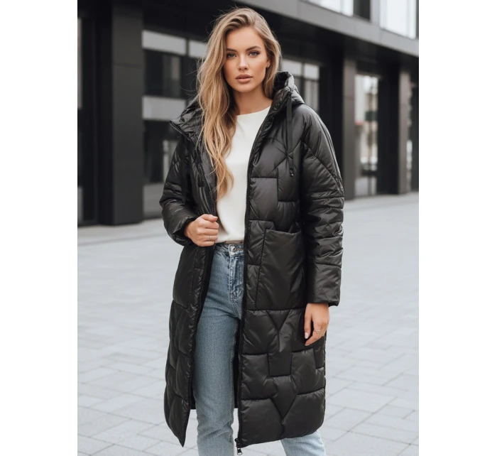 Dámská zimní bunda oversize černá FashionStreet TY5502 Dámská zimní bunda oversize černá FashionStreet TY5502