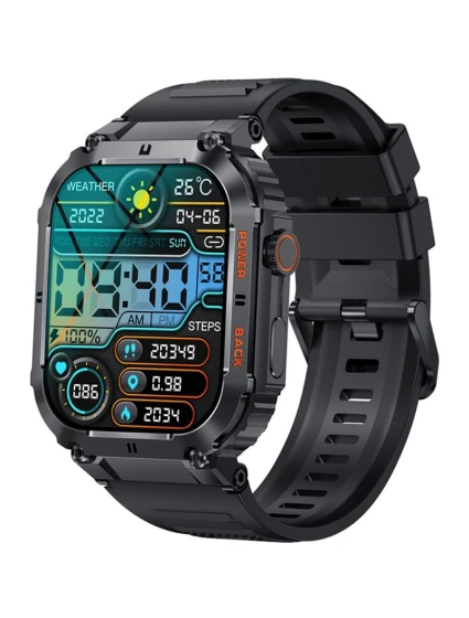 VELTORI VT200-1 Smartwatch Černý silikonový řemínek VELTORI VT200-1 Smartwatch Černý silikonový řemínek