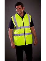 Yoko HV 008F Hi-Vis Oboustranná Fleecová Vesta 79.008F hi vis yellow Yoko HV 008F Hi-Vis Oboustranná Fleecová Vesta 79.008F hi vis yellow