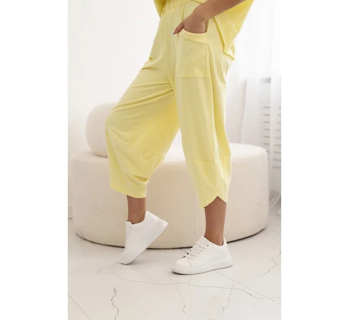 Bavlněný komplet halenka + kalhoty model 21903406 - K-Fashion