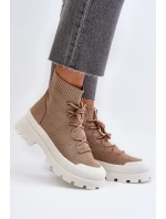 Dámské Nazouvací Botky Hnědé model 21651826 - Boto Dámské Nazouvací Botky Hnědé model 21651826 - Boto