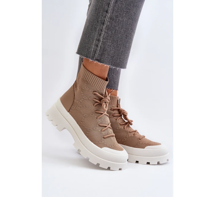 Dámské Nazouvací Botky Hnědé model 21651826 - Boto Dámské Nazouvací Botky Hnědé model 21651826 - Boto