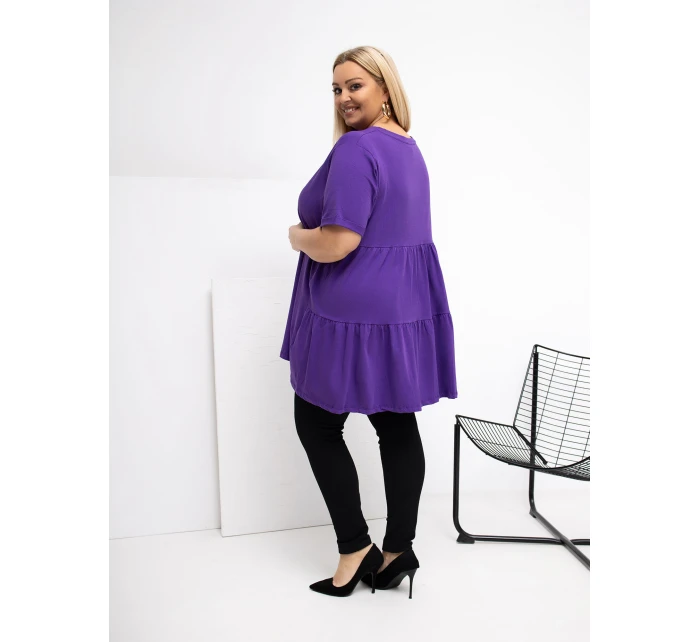 Bluzka RV BZ  ciemny fioletowy model 21870777 - FPrice