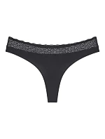 Dámská tanga Feel of Modal String 3P - BLACK - černé 0004 - TRIUMPH