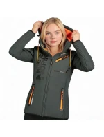 A EO DB 007 W šedá / oranžová softshellová bunda model 21182386 - Geographical Norway