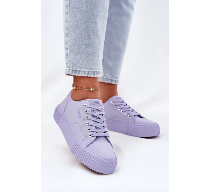 Dámské Textilní Tenisky Big Star RR274406 Fialové