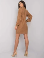Šaty LC SK model 20595546 velbloudí - FPrice Šaty LC SK model 20595546 velbloudí - FPrice