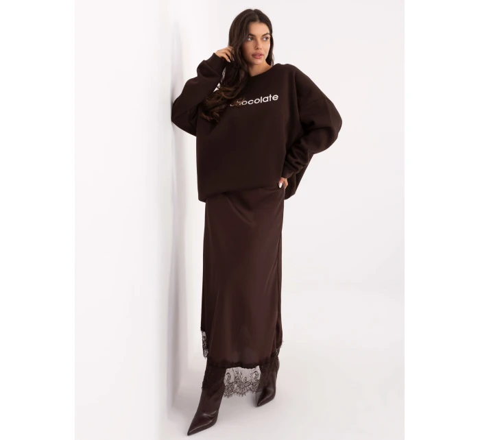 Bluza RV BL model 21749934 ciemny brązowy - FPrice