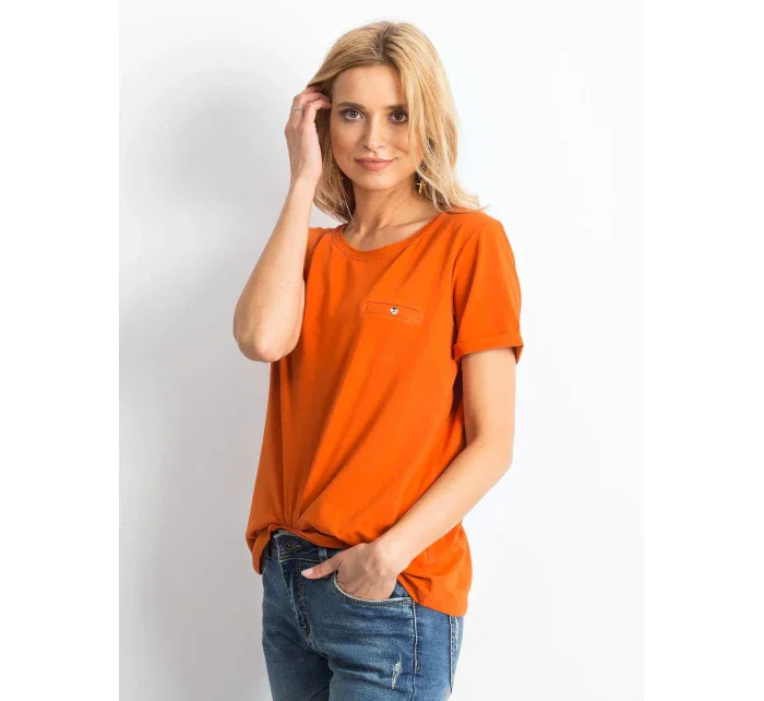 Tričko RV TS 4838.51P tmavě oranžová