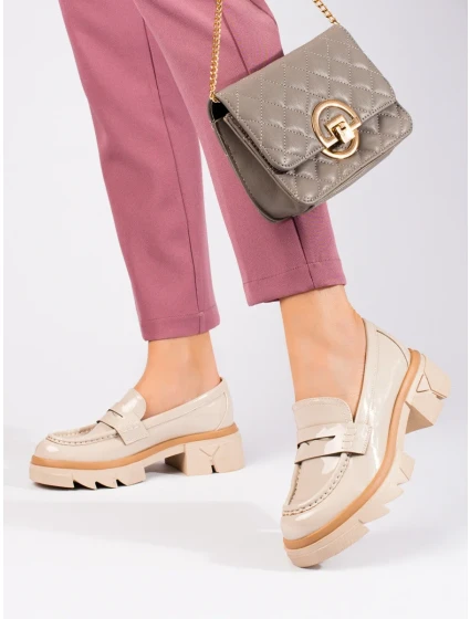 Trendy dámské hnědé mokasíny Trendy dámské hnědé mokasíny