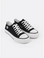 Exkluzívní tenisky černé dámské platforma Exkluzívní tenisky černé dámské platforma