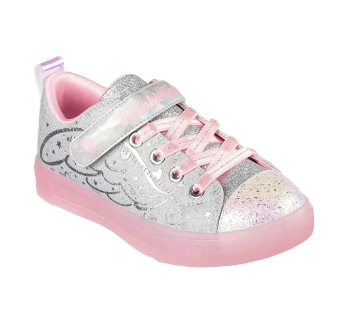 Boty Skechers S Lights Twinkle Sparks Heather Magic Jr 314703L-GYPK Boty Skechers S Lights Twinkle Sparks Heather Magic Jr 314703L-GYPK