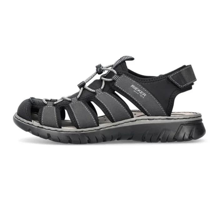 Vestavěné sandály Rieker M 26770-00 RKR584 Vestavěné sandály Rieker M 26770-00 RKR584