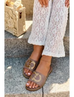 Dámské Ploché Žabky S  Hnědé model 21665087 - S.Barski