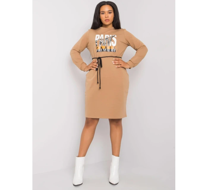 Šaty LK SK 508299.30 velbloudů Šaty LK SK 508299.30 velbloudů