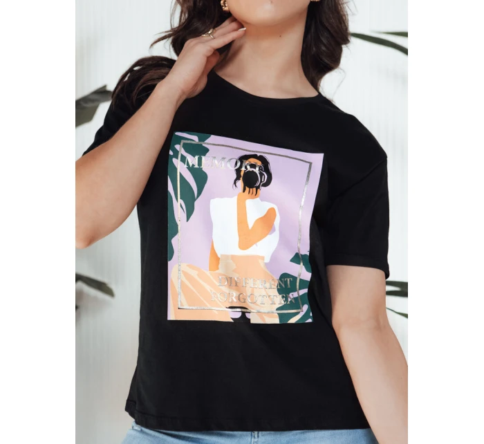 Dámské tričko MEMORY černé FashionStreet RY2628