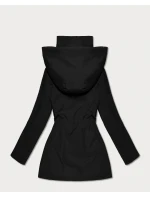 Damska kurtka z wykończeniem w kratkę Goodlookin czarna (KK60411-1#)