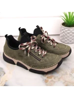 Pohodlná polobotka Rieker W RKR610 zelená