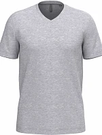 Kariban K 357 Pánské tričko s výstřihem do V 20.K357 oxford grey