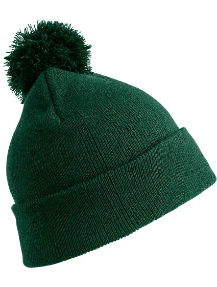 Result Headwear RC 028J Dětská pletená čepice s bambulí 28.028J bottle green Result Headwear RC 028J Dětská pletená čepice s bambulí 28.028J bottle green