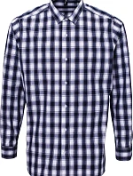 Premier PR 250 Popelínová košile s dl. rukávem "Mulligan" 39.0250 white/navy