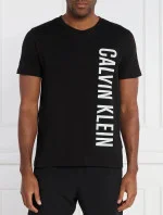 Pánské plážové tričko KM0KM00998 BEH černé - Calvin Klein