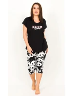 Dámské pyžamo kapri Keep sleep Dámské pyžamo kapri Keep sleep