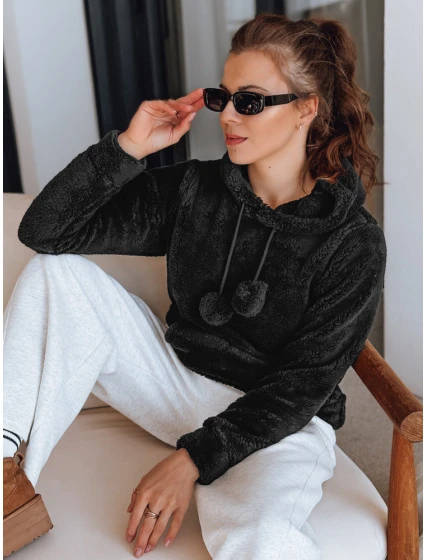 Dámská mikina černá model 21993693 - Dstreet