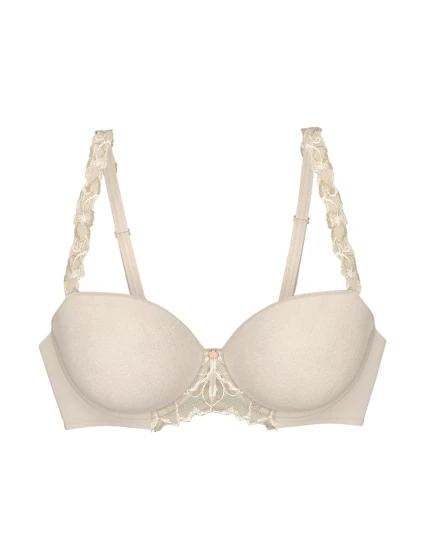 Dámská podprsenka Wild Azalea Florale WHP - BROWN - sv. béžová 00RB - TRIUMPH