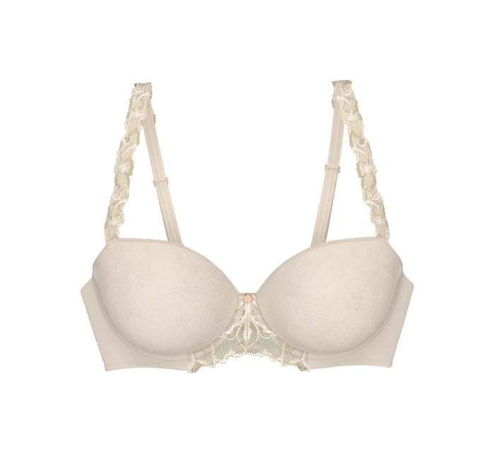 Dámská podprsenka Wild Azalea Florale WHP - BROWN - sv. béžová 00RB - TRIUMPH