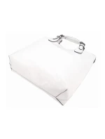 Luxusní bílá dámská kabelka 6DQBA - Ines Delaure