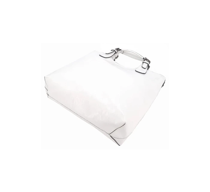 Luxusní bílá dámská kabelka 6DQBA - Ines Delaure