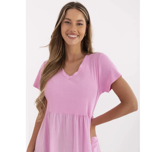 Sukienka DHJ SK model 21142173 różowy - FPrice